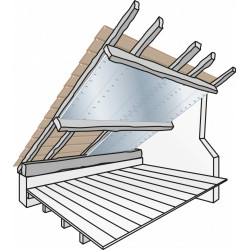 Rouleau isolant mince à bulle, ACTIS, 10 x 1.5 m, Ep.3.5 mm - ACTIS