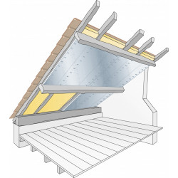 Rouleau isolant mince à bulle, ACTIS, 10 x 1.5 m, Ep.3.5 mm - ACTIS