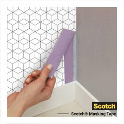 Ruban de masquage SCOTCH l.36 mm x L.41 m surfaces délicates - SCOTCH