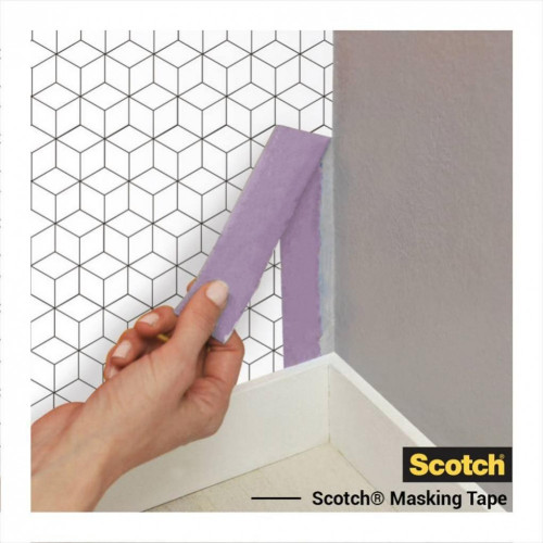 Ruban de masquage Surfaces Délicates Scotch®, 24 mm x 41 m, 1  Rouleau/Emballage, PEFC Controlled Sources SGSCH-PEFC-COC-110078