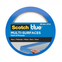 Ruban de masquage SCOTCH l.48 mm x L.41 m Multi-Surfaces de marque SCOTCH, référence: B6087600