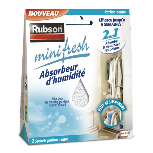 RUBSON Minifresh placard absorbeur d'humidité, 2 m² - RUBSON