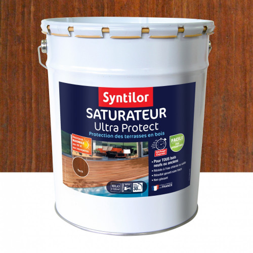 Saturateur SYNTILOR Ultra protect 10 l, teck - SYNTILOR