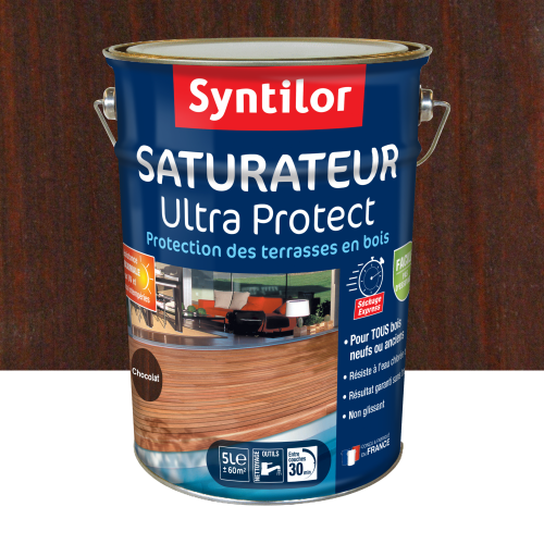 Saturateur Ultra protect SYNTILOR, chocolat, satiné 5 l - SYNTILOR