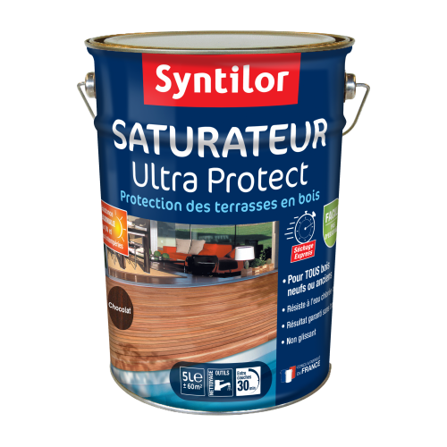 Saturateur Ultra protect SYNTILOR, chocolat, satiné 5 l - SYNTILOR