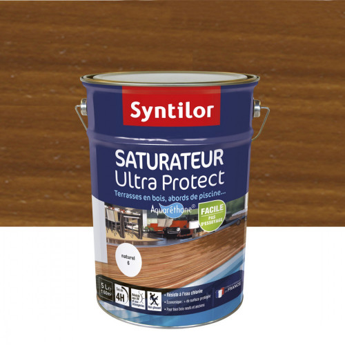 Saturateur Ultra protect SYNTILOR, teck, mat 5 l - SYNTILOR