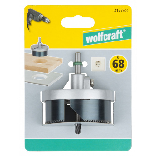 Scie cloche bois 68 mm Diam.68 mm WOLFCRAFT - WOLFCRAFT