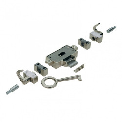Serrure de meuble acier à espagnolette HETTICH, axe 25 mm de marque HETTICH, référence: B6098600