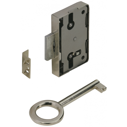 Serrure de meuble acier en applique HETTICH 20 mm réversible - HETTICH