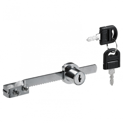 Serrure de vitrine acier en applique HETTICH, axe 22 mm - HETTICH