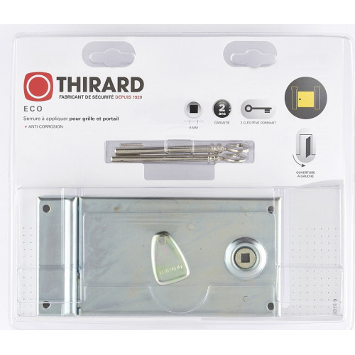 Serrure en applique THIRARD, axe 58 mm, à poignée, ouverture à gauche - THIRARD