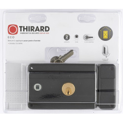 Serrure en applique THIRARD, axe 60 mm, à poignée, ouverture à droite - THIRARD