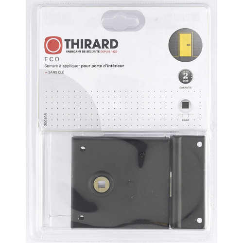 Serrure en applique THIRARD, axe 60mm, à poignée, ouverture à droite ou à gauche - THIRARD