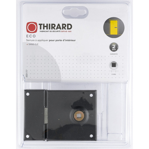 Serrure en applique THIRARD, axe 60mm, à poignée, ouverture à droite ou à gauche - THIRARD 