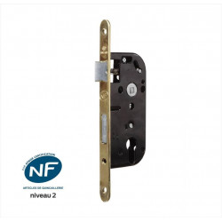 Serrure encastrée BRICARD, certifiée NF, pour cylindre, axe 40 mm de marque BRICARD, référence: B6103500