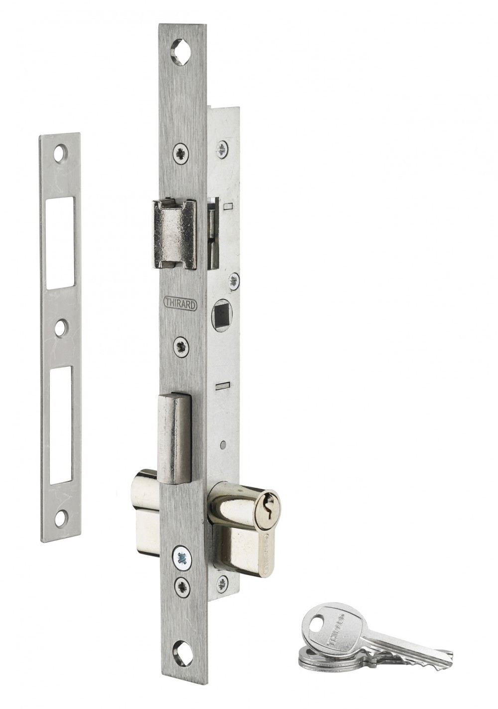Serrure encastrée THIRARD Serrure Acier Inox Alliage nickelé A clé Encastrée