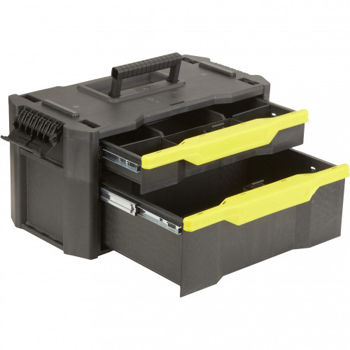 Servante de chantier STANLEY MODULO 2 EN 1 plastique, L.50 cm