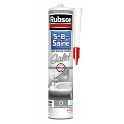 Silicone Bain et cuisine RUBSON, gris clair, 280 ml