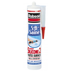 rubson Silicone RUBSON, blanc, 200 ml Mastic sans pistolet Cuisine