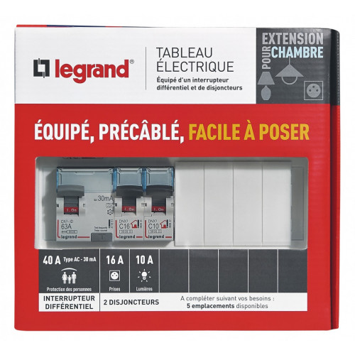 Tableau Electrique LEGRAND précablé - Tableau électrique LEGRAND