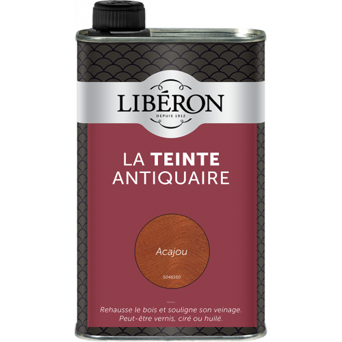 Teinte Antiquaire bois durs LIBERON, 0.5 l, acajou - LIBERON