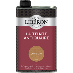 Teinte Antiquaire bois durs LIBERON, 0.5 l, chêne clair - LIBERON