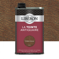 Teinte Antiquaire bois durs LIBERON, 0.5 l, chêne foncé - LIBERON