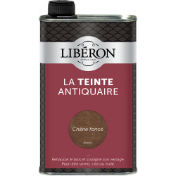 Teinte Antiquaire bois durs LIBERON, 0.5 l, chêne foncé - LIBERON