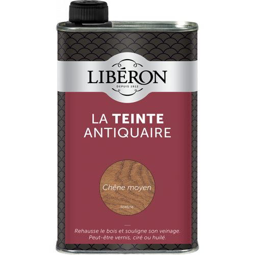 Teinte Antiquaire bois durs LIBERON, 0.5 l, chêne moyen - LIBERON