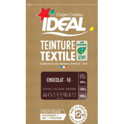 Teinture textile IDEAL Chocolat 0.35 kilogramme - IDEAL