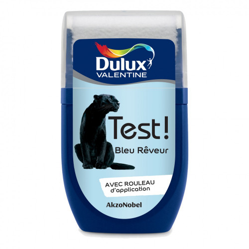 Testeur peinture Crème de couleur bleu rêveur satiné 30 mL - DULUX VALENTINE - DULUX VALENTINE