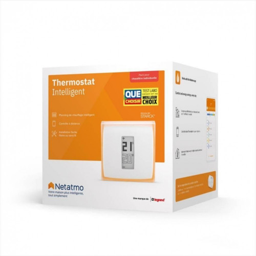 Thermostat connecté et intelligent filaire ou sans fil NETATMO - NETATMO