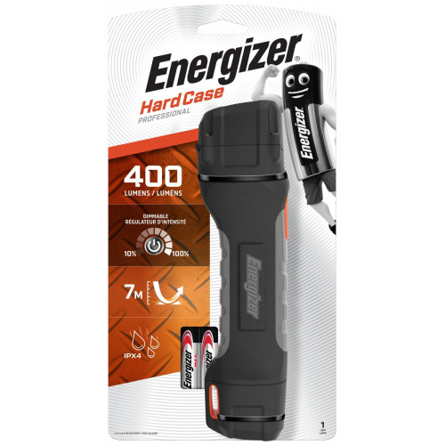 Torche à LED Hard Case Professional Project Plus Energizer 4AA - ENERGIZER