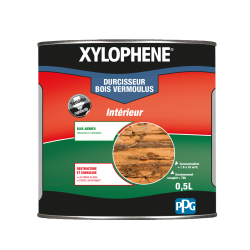 Traitement du bois meuble XYLOPHENE Vermoulus 25 ans, 0.5 l de marque XYLOPHENE, référence: B6137000