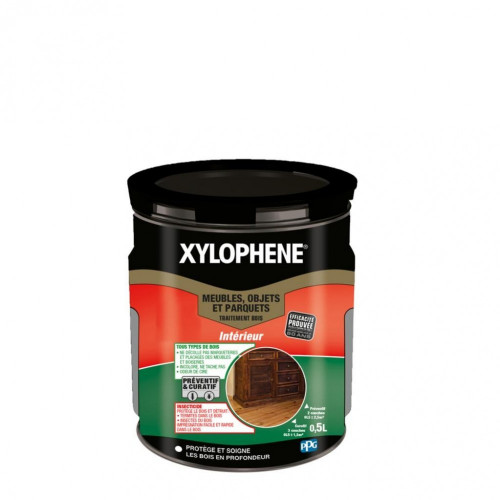 Traitement du bois meuble, parquet et boiserie XYLOPHENE 25 ans, 0.5 l - XYLOPHENE