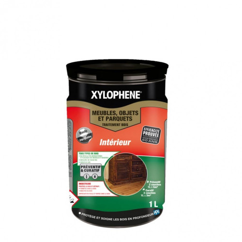 Traitement du bois meuble, parquet et boiserie XYLOPHENE 25 ans, 1 l - XYLOPHENE