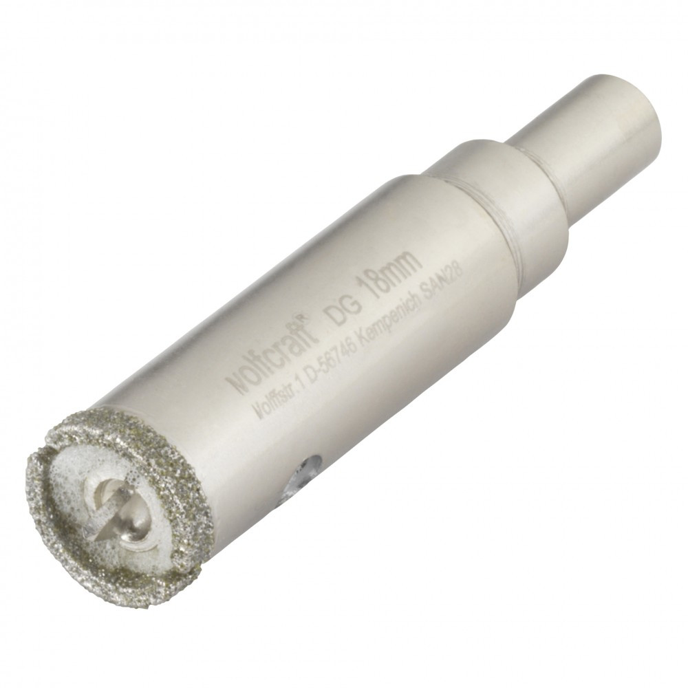 Trépan diamant carrelage multimatériau Diam.Trépan de moins de 20 mm WOLFCRAFT