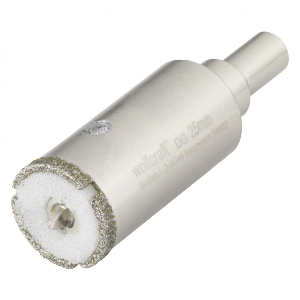 Trépan WOLFCRAFT Modèle 25mm Diamètre 25mm Profondeur 45mm Foret de centrage
