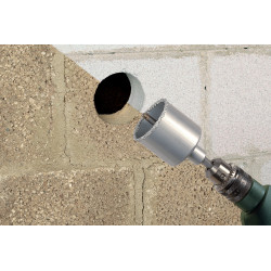 Trépan parpaing multimatériau, Diam.Trépan de 61 à 80 mm WOLFCRAFT - WOLFCRAFT