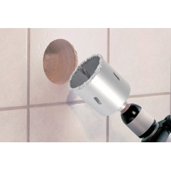 Trépan parpaing multimatériau, Diam.Trépan de 61 à 80 mm WOLFCRAFT - WOLFCRAFT