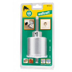 Trépan parpaing multimatériau, Diam.Trépan de 61 à 80 mm WOLFCRAFT - WOLFCRAFT