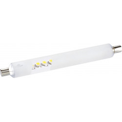 Tube led droit S15 opaque 385 Lm 30 W blanc chaud, ARIC de marque ARIC, référence: B6145900