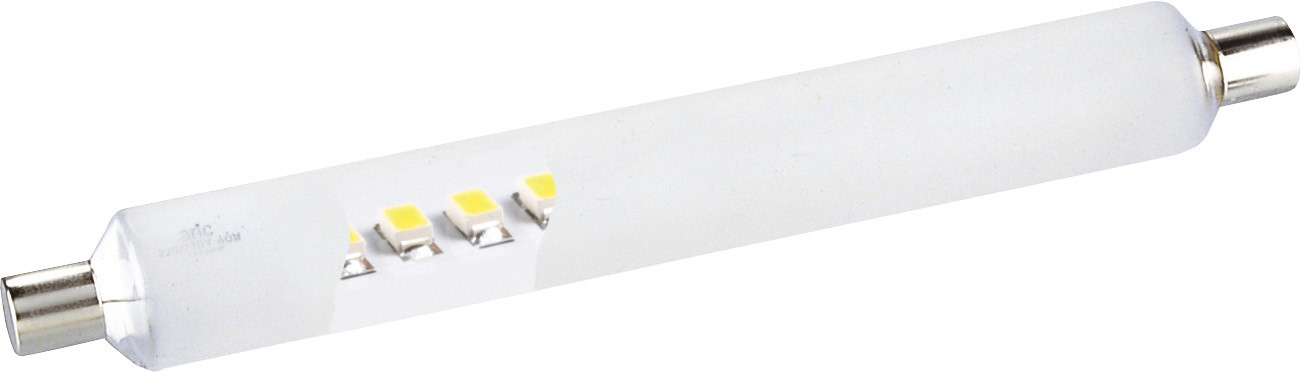 Tube led droit S15 opaque 385 Lm 30 W blanc chaud, ARIC