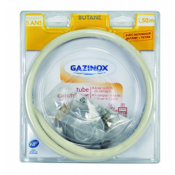 Tuyau caoutchouc gaz butane garantie 5 ans, H.17 cm GAZINOX - GAZINOX