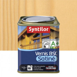 Vernis bois extérieur SYNTILOR incolore satiné 0.25 l de marque SYNTILOR, référence: B6150800