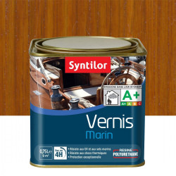 Vernis marin bois SYNTILOR ambre satiné 0.75 l de marque SYNTILOR, référence: B6152600