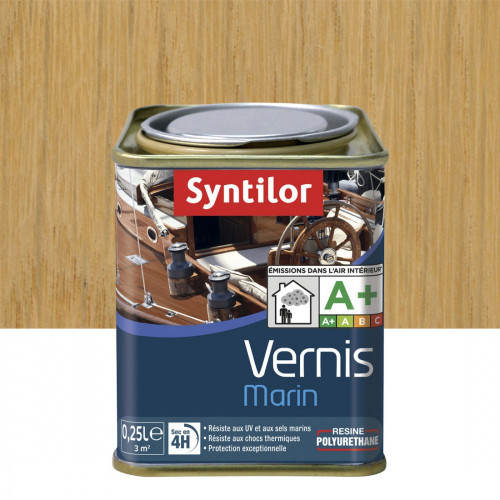 SYNTILOR Vernis marin bois SYNTILOR incolore brillant 0.25 l