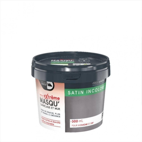 Vernis Masqu'carrelage et mur MAISON DECO, Transparent, 0.3 l - MAISON DECO