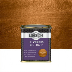 Vernis meuble et objet Bistrot® LIBERON, chêne moyen satiné, 0.25l - LIBERON