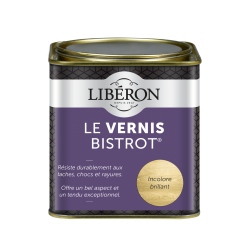 Vernis meuble et objet Bistrot® LIBERON, incolore brillant, 0.5l - LIBERON